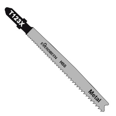Evergreen jigsaw blade T123X