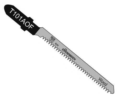 Bimetal jigsaw blade T101AOF